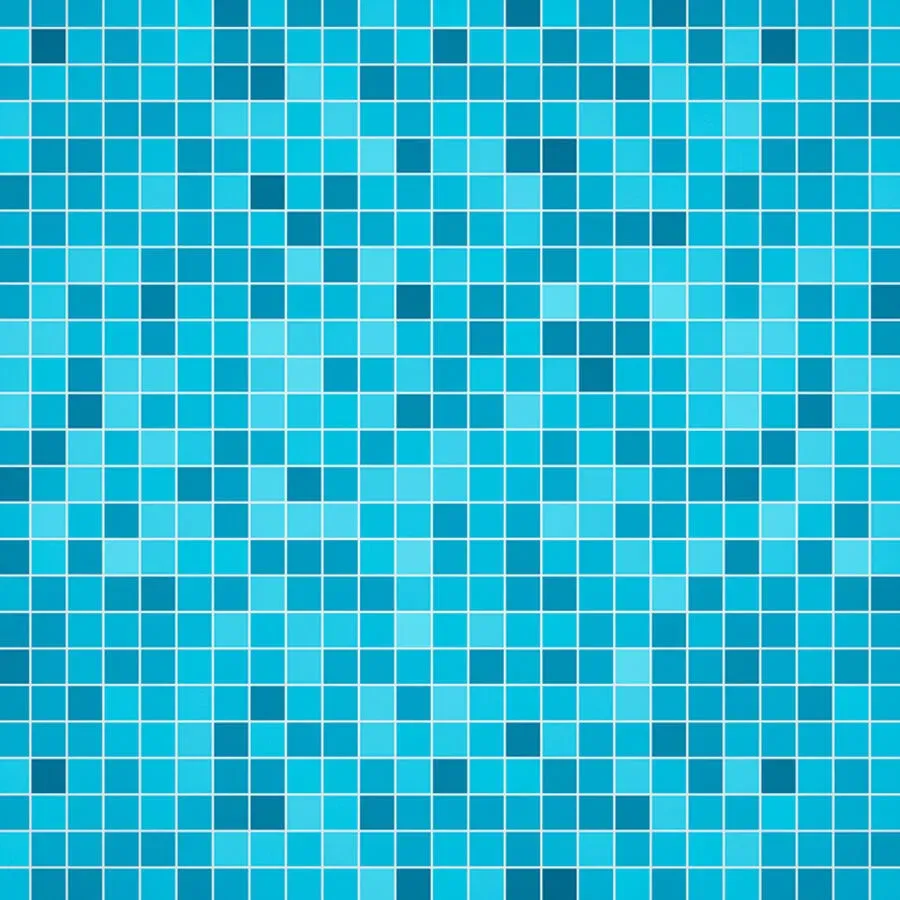 A seamless pattern of blue squares on a white background.